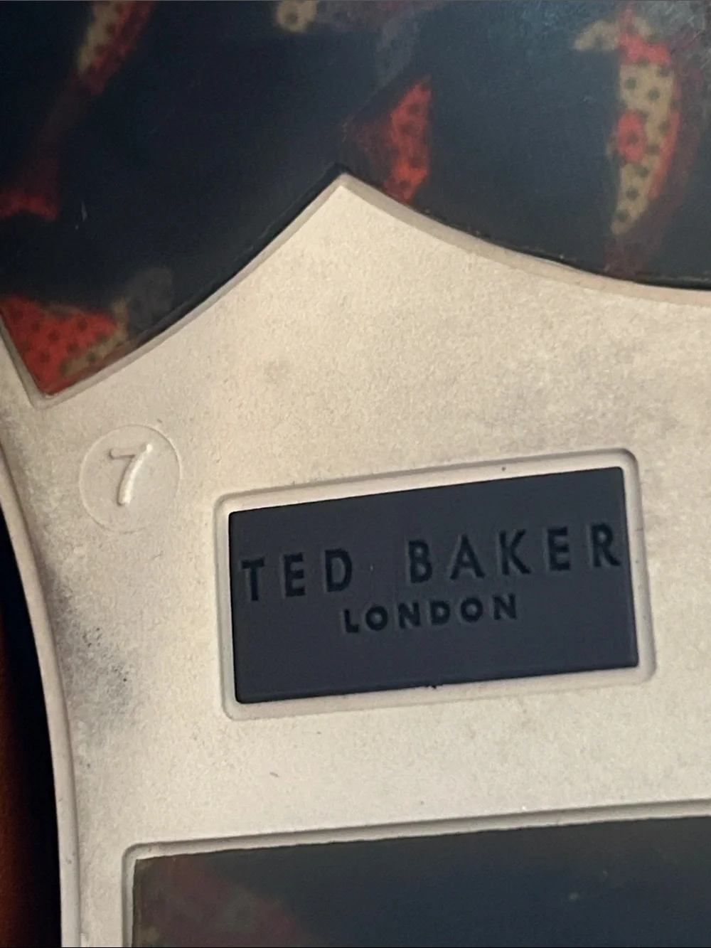 Ted Baker Men's Lykeen Sneakers brown leather size men seven new without box